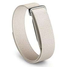 1pc Watch Band Compatible With Google Air Band, Stainless Steel Buckle Nylon Wristband, Breathable Woven Strap Bracelet Accessory, Suitable For Google Air, Adjustable Sweat-Proof Replacement Strap, Unisex - Apricot - View 6
