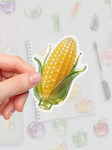 SCXXBSW 50pcs Irregular-Shaped PET Decorative Stickers For Glass, Fruits, And Vegetables; Perfect For Decorating Envelopes, Swivel Chairs, Pen Holders, And Diaries. Ideal For Party Gifts, Rewards, And Holiday Presents. - Sticker - View 5