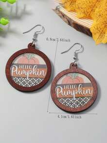 2pcs Minimalist Casual, Elegant Women's Earrings, Suitable For Daily Commute, Party Gathering Wear In Autumn. Thanksgiving Accessories - Multicolor - View 4