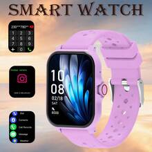 【Smart Watch】精選時尚男女運動智慧手錶，女款手錶，支援無線通話與訊息通知，計步器、卡路里、距離追蹤，運動模式，音樂控制，遠端拍照，鬧鐘提醒，多功能智慧手錶，男款手錶 - 查看 6