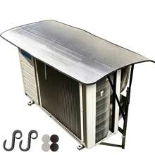 1pc 94*45cm Air Conditioner Outdoor Unit Sunshade Cover, Rain Cover With Magnetic Strap Design, Windproof, Rainproof And Sunproof - A - View 12