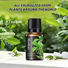 MOPOYAT Aceite esencial de aromaterapia de 10 ml, apto para difusor, spa y humidificador. Fragancia de larga duración. Úselo para masajes, cuidado de la piel, cuidado corporal, cuidado facial, cabello y uñas, etc. - 1PC - Ver 10