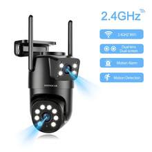 szsinocam 1pc 1080P Dual-Lens PTZ Outdoor Surveillance Camera, Dual Live View, 2.4G WiFi, Full Color Night Vision, Motion Detection, Two-Way Audio, USB Powered, Home Yard Monitoring Camera, - Black - View 13