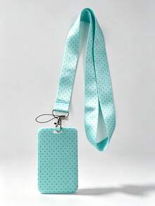 1 Set Fashionable Wave Pattern Dot Print Card Holder Pendant, Bag Charm, Key Chain, Wallet, Business Bank Credit Card Holder For Men And Women - Multicolor - View 12