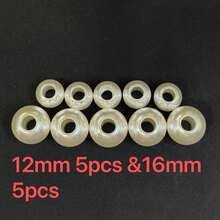 1 Pack Faux Pearl Beads For DIY Jewelry Making, Large Hole Plastic Acrylic Spacer Beads For Jewelry Crafting - White - View 20