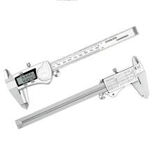 1 pieza Calibrador Vernier Digital Electrónico de Acero Inoxidable de 6 pulgadas 0-150mm, Micrómetro de Metal, Herramientas de Medición, Con Caja de Almacenamiento, Para Inspección de Hardware, Reparación Manual, Medición de Taller, DIY en el Hogar - 0-150 mm - Ver 7