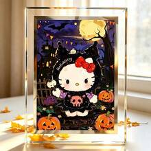 SANRIO 1 Peça Porta-Retrato de Mesa Acrílico Estilo Cartoon Criativo de Halloween, Cor Aleatória, Decoração para Casa, Sala de Estar, Quarto, Escritório, Dormitório de Estudante, Estação de Trabalho, Ornamento de Mesa Divertido, Decoração de Cena de Festa de Halloween, Presente Comemorativo de Feriado e Aniversário para Meninas e Melhores Amigas - Tamanho único - cor aleatória - Visão 6