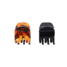 6pcs Multi-Color Mini Hair Claws, Suitable For Daily Wear, Simple And Versatile, Can Be Used As Hair Clips, Hair Pins, Hair Accessories, Claw Clips, Ideal Accessory For School, College, Autumn/Winter Women's Vacation Outfits - Multicolor - View 5