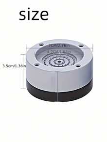 4pcs Washing Machine Base Pads, Used To Raise Base, Prevent Slipping, Absorb Vibration And Reduce Noise, Universal Fit, Can Increase Height And Fix Machine Feet - Washing Machine Anti-vibration Pads - View 5