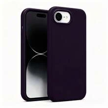 適用於 iPhone 17E 17 Pro Max 16 15 14 13 12 Mini 11，防震液態矽膠保護手機殼，內層柔軟防刮超細纖維襯裡，適用於 iPhone 8 Plus 7 6s 軟殼 - 莓果紫 - 查看 1