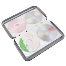 alavisxf xx Estuche CD, CD/DVD Estuche Portátil Cartera Organizador Protector de Plástico Duro para Viajes en Coche - Multicolor - Ver 4