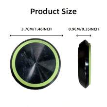 2 Pieces Of TDK23 Luminous Model - Black/Luminous Model - Moonlight Silver/One-Size-Fits-All Portable Multi-Purpose Aluminum Alloy Car Storage Box Organizer For Center Console Glow-In-The-Dark Vehicle Interior Accessories Universal Fit - TDK23 - View 8