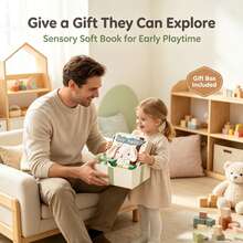 Baby Cloth Book, Suitable For Children - Durable Felt Quiet Book, Interactive Illustrated Cloth Book, Featuring Rabbit And Other Diverse Animal Patterns, Ideal Learning Toy For Babies, Promotes Motor Skills, Tactile And Visual Development, Cultivates Hands-On Skills And Cognition, Colorful Design, Fun Illustrations, Perfect Birthday Gift And Christmas Gift For Babies - Multicolor - View 10