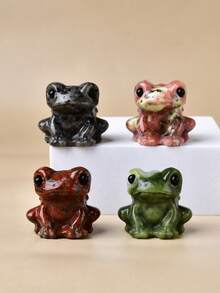 CUPIDCRYSTAL Natural Crystal Carved Eye Frog, Cute Crystal Carved Ornament, Perfect Valentine's Day Gift Choice, Easter Gift, Crystal And Stone - Big-eyed Frog - View 10