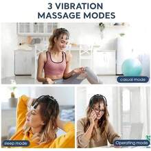 USB Rechargeable Electric Octopus Head Massager, Scalp Massager To Relieve Stress And Pressure - Multicolor - View 7