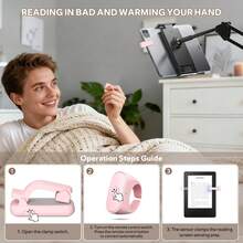جهاز تقليب الصفحات عن بعد، متوافق مع أجهزة Kindle Paperwhite و Oasis و Scribe و أجهزة القراءة الإلكترونية والأجهزة اللوحية، يدعم قراءة الروايات وتسجيل الفيديو والتقاط الصور والتحكم عن بعد في الغالق - الفصل 19 - مشاهدة 2