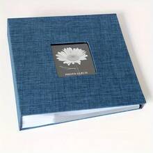 1pc Minimalist Linen Creative Gift Photo Album, Linen Photo Album, 6 Inch, 200 Pages, With Pockets, For Photo Storage, Suitable For Family And Wedding Commemorative Album, Anniversary, Birthday, Thanksgiving, Valentine's Day Gift - Multiple Styles - View 13
