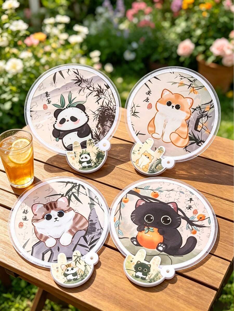 1 Buah Kipas Lipat Multifungsi (Reflektif) – Perlengkapan Musim Panas Penting dengan Kantong Penyimpanan. Menampilkan Desain Kucing yang Lucu; Sempurna Sebagai Kipas Genggam, Hadiah yang Menarik, Perlengkapan Wajib Liburan, atau Perlengkapan Penting untuk Mahasiswa. Ideal untuk Teman, Ulang Tahun, dan Hari Libur. - Beraneka warna - View 1