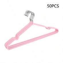 20/30/50 Household Clothes Hangers With Angle-Free, Non-Slip Hanging, Anti-Curvature Coated Drying Rack - Black - View 14