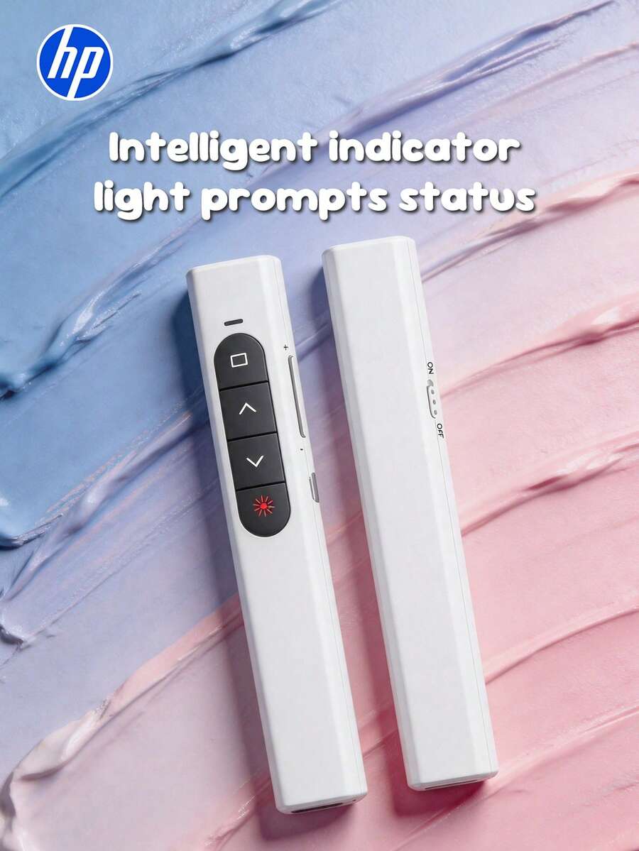 HP---USB無線簡報遙控器,具備超連結與音量控制功能,PowerPoint Office簡報遙控器,相容於Keynote/PPT/PC/筆記型電腦,附收納袋 - 查看 1