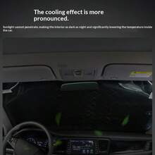 Car Windshield Cover, Thickened Half Cover Car Cover With Magnetic Aluminum Film For Frost And Snow Protection, Suitable For Winter Frost Protection, Indoor/Outdoor Use - Silver - View 8