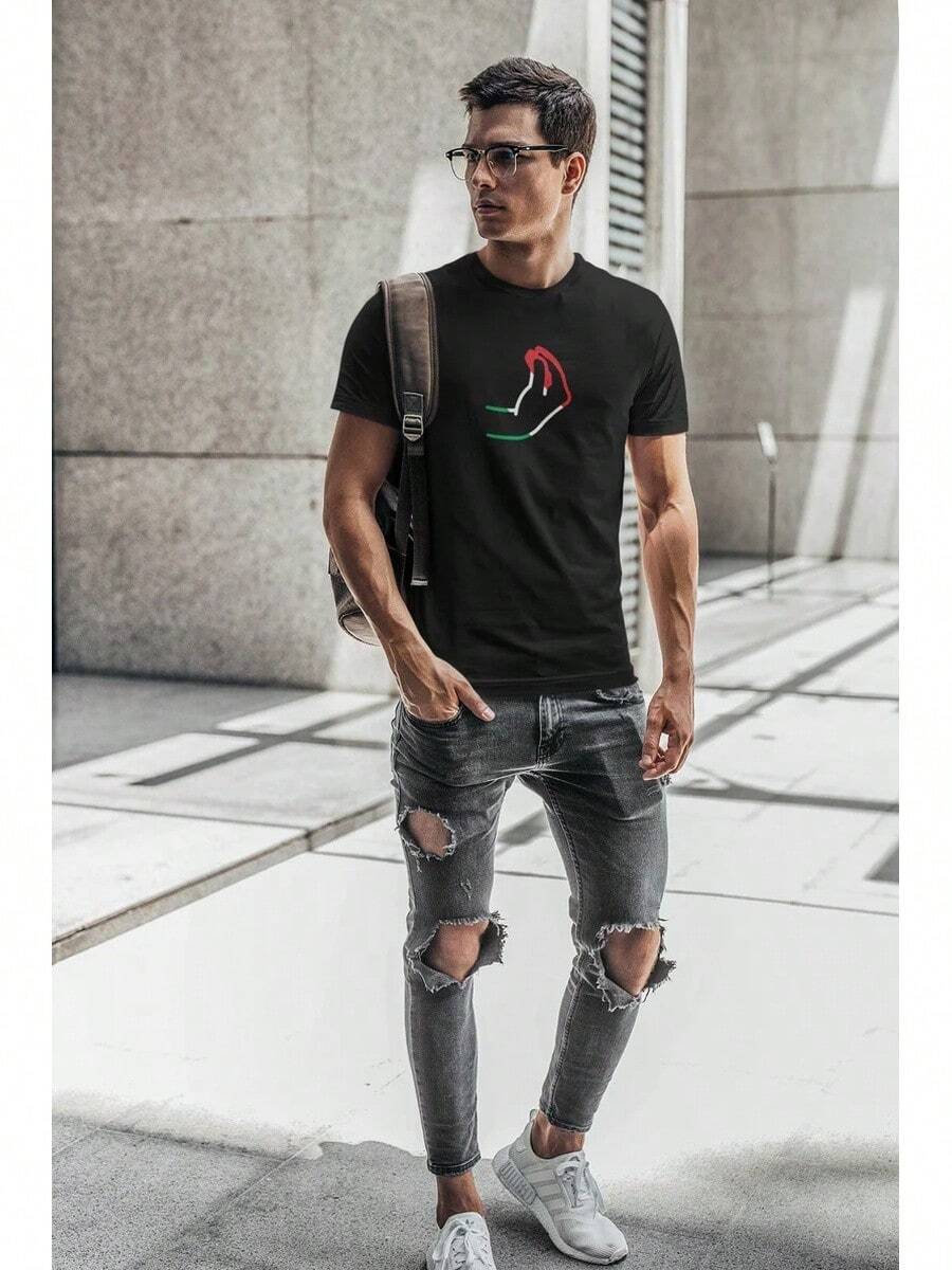 Men T-Shirts - Black - View 1