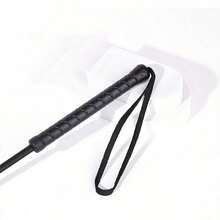 1pc Equestrian Riding Crop, English-Style Riding Accessory, Made Of Synthetic Leather, Flexible, Suitable For All Riders, Ideal Gift For Valentine's Day, Easter, Thanksgiving, Christmas, Halloween - Multicolor - View 2