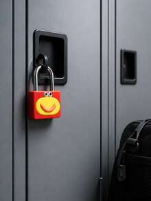 Mini Colorful Lock, Cute Cartoon Padlock, Cute Expression Small Padlock, Mini Lock For Luggage, Diary Lock, Storage Box Lock, Backpack Anti-Theft Lock, Suitable For Students, Girls, Planner Enthusiasts, Perfect For Back To School, Birthday, Christmas Gifts, Storage Privacy, Anti-Theft Protection, Dorm Cabinet, Jewelry Box, Notebook, Multi-Color Funny Cartoon Mini Lock With Key Set - A - View 1