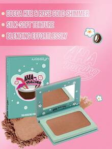 MISSLYN 3PCS Makeup Set, Bronzer & Lip Tint Trio, Smooth Blendable Powder, Warm Sunkissed Makeup, Natural Face Definition, Juicy Glossy Lips, Lightweight Makeup For Daily Wear, Party & Y2K Looks, Beauty Gift - #01+#02+#01 - View 3