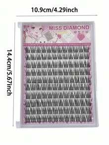 10-Row Natural Extension Eyelashes Fish Tail Style, No Glue Needed, Beginners Can Quickly Master, Convenient To Wear For Going Out Shopping With No-Makeup Look, Exquisite And Natural, Soft And Natural - View 7