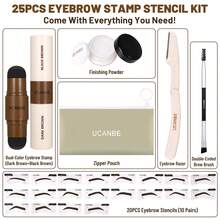UCANBE Eyebrows - Dark Brown + Black Brown - View 2