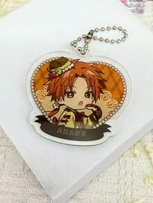 Toilet-Bound Hanako-Kun Dessert Chair Chibi Acrylic Keychain, Cute Character Display Pendant, Manga Merchandise Decorative Charm, Backpack Charm, Gift For Girls - Multicolor B - View 8