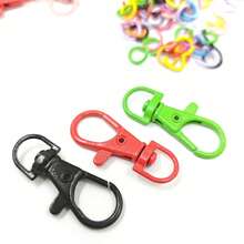 110/330/660pcs Mixed Color Iron Split Rings And Zinc Alloy Rotating Lobster Clasp Hooks, Colorful DIY Handmade Accessories, Suitable For Handicrafts And Keychain Making Projects - Multi-color - View 6