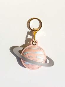 1PC Planet Keychain, Cute Bag Charm Car Key Ring Pendant, Holiday Gift Accessory - Multicolor - View 9