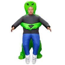 Halloween Christmas Party Alien Hugging Inflatable Costume, Unisex Inflatable Costume, Personalized Holiday Outfit Inflatable Costume, Blower Included, Battery Not Included - Size L for Height 1.5m-2m - View 11