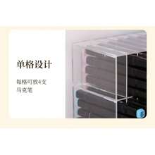 Collapsible 40/108/144/256pcs Art Marker Storage Rack, Watercolor Brushes, Pens, Colored Pencils Desktop Organizer - Multicolor - View 3