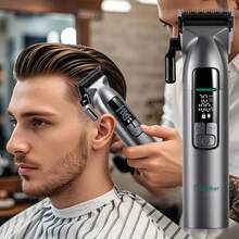 Hatteker 1 buah Alat Cukur Rambut Elektrik untuk Pria, Pemangkas Rambut untuk Penggunaan di Rumah, Alat Cukur Rambut Salon dengan Pengaturan Kecepatan Ganda, Mata Pisau Pemotong Rambut - View 12
