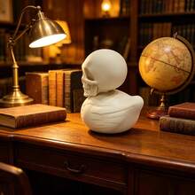 1PC 3D Printed Skeleton Duck Home Art Decor, Halloween Haunted House Decoration Prop, Office Creative Display Ornament. Essential Halloween Decoration Prop. - Multicolor - View 2