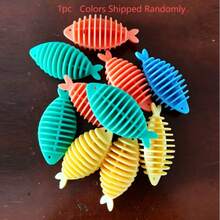 10/5/1pc Reusable Silicone Fish‑Shaped Laundry Lint Remover Balls, Washing Machine Hair Catcher, Effectively Trap Dog Cat Pet Fur From Clothes, Blankets And Towels, Household Laundry Cleaning Tool, Practical Laundry Room Accessory - Multicolor - View 12