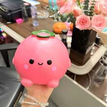 Blueberry Squeeze Toy Slow Rebound Creative Fun Pig Shape Stress Relief Toy Soft Squeezable Toy Soft Squishy Stress Relief Toy - Multicolor - View 4
