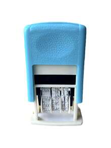 Small Adjustable Date Stamp, Manual Year/Month/Day Stamp, Automatic Ink-Absorbing Date Printer, Production Date Number Stamp, Roller Calendar Stamp, Reusable, Ink Not Included, Ink Sold Separately - Multiple Styles - View 13
