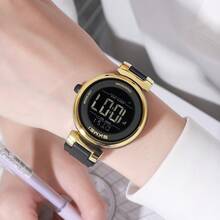 Jam Tangan Digital Pria Populer Model Baru Skmei 2633, Tali PU Asli, Tahan Air, Kronograf, Kalender, dan Jam Tangan Olahraga - Satu-Ukuran - View 5