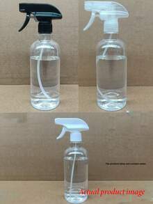 Multi-Functional 500Mm Spray Bottles - Adjustable Atomization And Spray Patterns, Leak-Proof Design, Suitable For Hair Care, Plant Watering, And Cleaning - Durable Plastic, Refillable, Clear - Multicolor - View 8