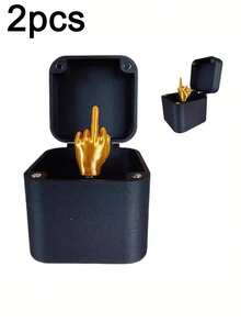 1/2 Gesture Hand Box, Plastic Surprise Tabletop Toy, Reusable Pop-Up Interactive Gift Box Props, Perfect Holiday Gifts For Family And Friends, Thanksgiving Gifts, Christmas Gifts, Christmas Decorations, Halloween Gifts, Party Gift Packages - Multiple Styles - View 12