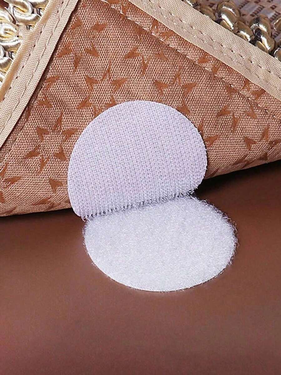 10/15/20/25/50pcs Round Floor Mat Stickers, Random Assortment - Apricot - View 1