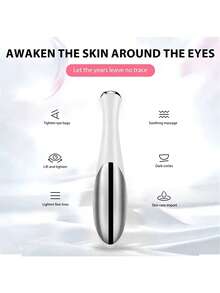 AXH Electric Eye Massager Vibrating Eye Massage Beauty Eye Care Pen - White - View 9