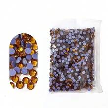 1440顆 DIY 熱修補玻璃水晶，美甲熱熔水鑽，水晶寶石，可用於衣物、鞋子、帽子、包包、布料 - 多色-SS10-2.9mm - 查看 35