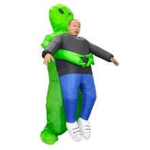 Halloween Christmas Party Alien Hugging Inflatable Costume, Unisex Inflatable Costume, Personalized Holiday Outfit Inflatable Costume, Blower Included, Battery Not Included - Size L for Height 1.5m-2m - View 10