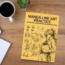 Manga Drawing Practice Notebooks, Anime Line Art Sketching Guide With Boy, Girl And Chibi Character Illustration Exercises, Learn Faces, Hairstyles, Poses And Character Design - Style - View 3