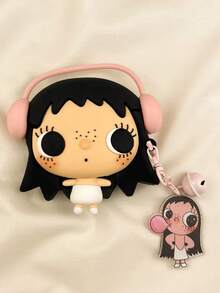1PC Cute Xiaoyu Girl 3D Anti-Drop Apple A IrPods Case - Bluetooth Earphone Cover - Protection Case For A IrPods Pro/Pro2/Pro3/1st Gen/2nd Gen/3rd Gen/4th Gen Compatible - Multicolor - View 7